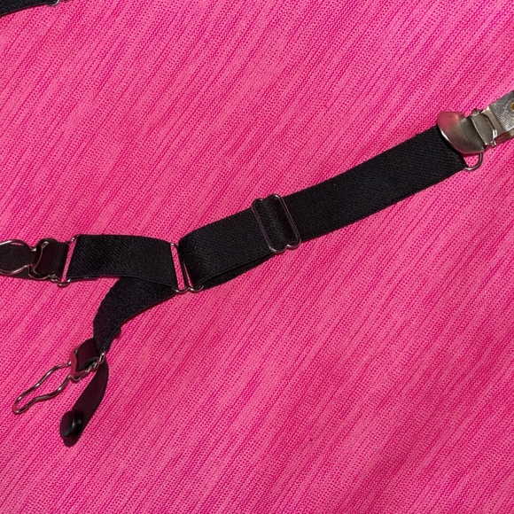 2 Clip on Garter Straps for Nylon Stockings Attach to Romper Teddy Shaper Ect - Picture 4 of 5